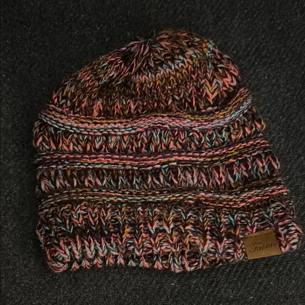 Soft and stretchy Multicolor Knit Beanie NWOT